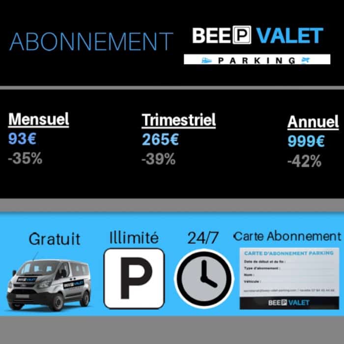 Abonnement Parking Proche Aéroport Bordeaux-Mérignac - Parking Aéroport ...